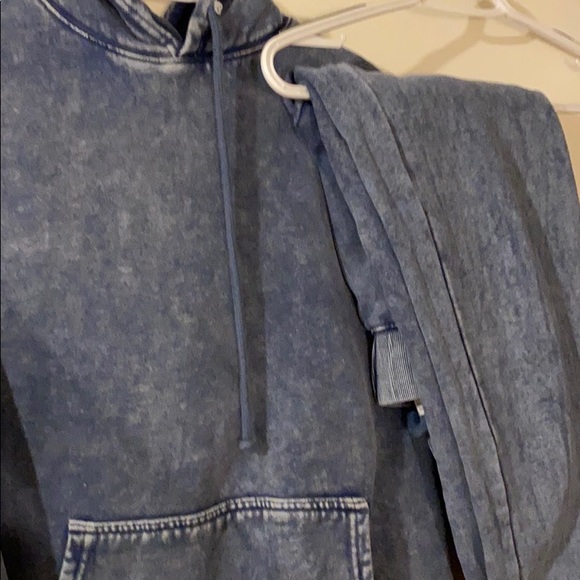 ARITZIA- TNA denim sweat suit set sold out - Picture 1 of 4